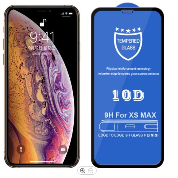 Buy 1 Get 1 Free Top Quality Glass 10D Full Glue Screen Protector for iPHONE - Picture 2 of 6